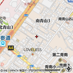 東京都港区南青山3丁目14-6周辺の地図