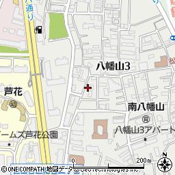東京都世田谷区八幡山3丁目17-6周辺の地図
