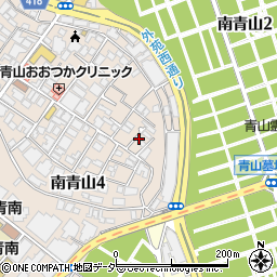 東京都港区南青山4丁目5周辺の地図