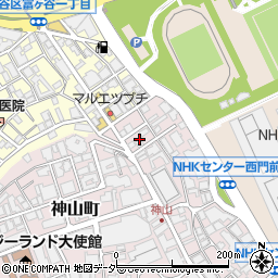 東京都渋谷区神山町3周辺の地図