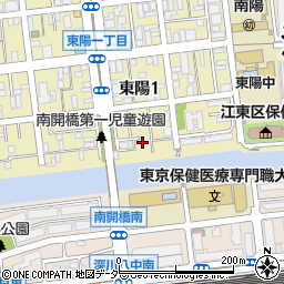 東京都江東区東陽1丁目21周辺の地図