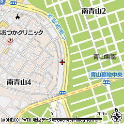 東京都港区南青山4丁目2周辺の地図