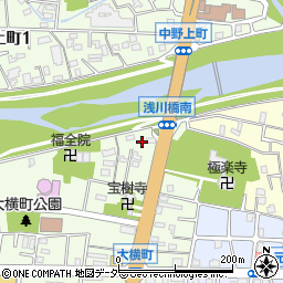 東京都八王子市大横町8周辺の地図