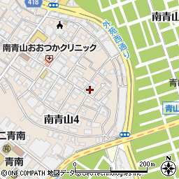 東京都港区南青山4丁目5-21周辺の地図