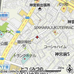 CANAAN hair salon 表参道店周辺の地図
