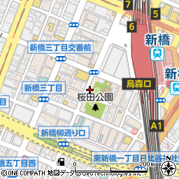 PIASIS 新橋店周辺の地図