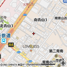 東京都港区南青山3丁目14-4周辺の地図