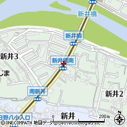 新井橋南周辺の地図