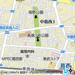長島一号公園周辺の地図