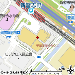 ソフトバンク新習志野店周辺の地図