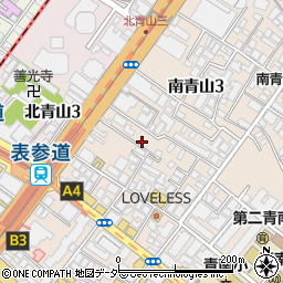 東京都港区南青山3丁目14-28周辺の地図