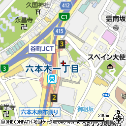 京辰 アークヒルズサウスタワー店周辺の地図