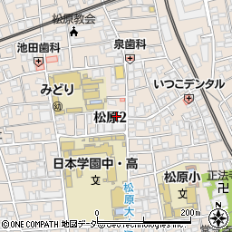坂本均整施術所周辺の地図