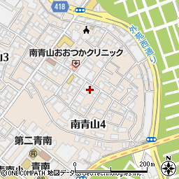 東京都港区南青山4丁目周辺の地図