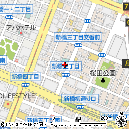 酒のソクハイ新橋店周辺の地図