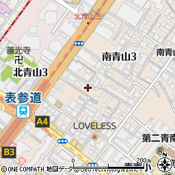 東京都港区南青山3丁目14-1周辺の地図