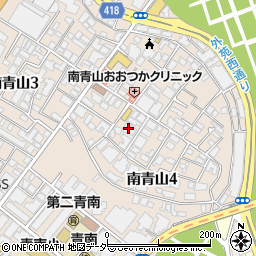 東京都港区南青山4丁目11周辺の地図
