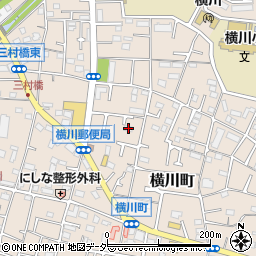 東京都八王子市横川町529周辺の地図