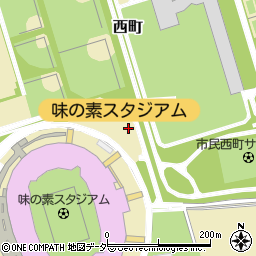 東京都調布市西町周辺の地図