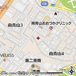 東京都港区南青山4丁目16周辺の地図