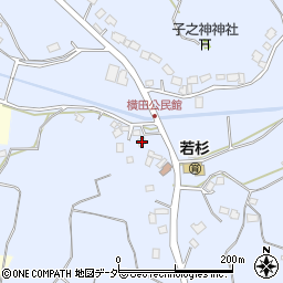 千葉県山武市横田206周辺の地図
