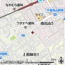 ヴェルビュ千歳烏山管理室周辺の地図