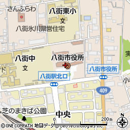 千葉県八街市周辺の地図