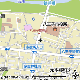 松葉周辺の地図