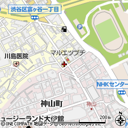 セブンイレブン渋谷代々木公園店周辺の地図