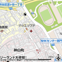 東京都渋谷区神山町2周辺の地図