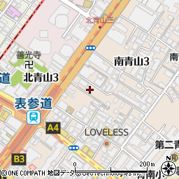 東京都港区南青山3丁目12-4周辺の地図