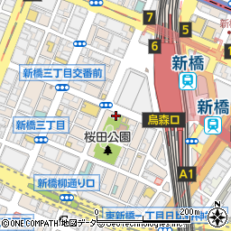 東京都港区新橋3丁目16-2周辺の地図