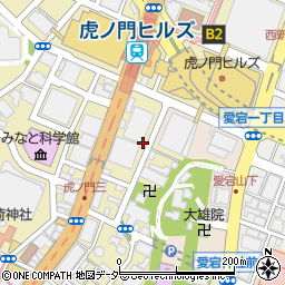 ＮＴＴル・パルク虎ノ門第２駐車場周辺の地図