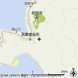 京都府与謝郡伊根町亀島周辺の地図