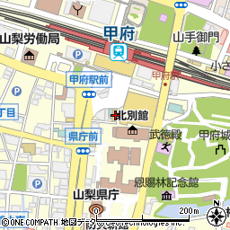 キャッシング・エイワ　甲府店周辺の地図