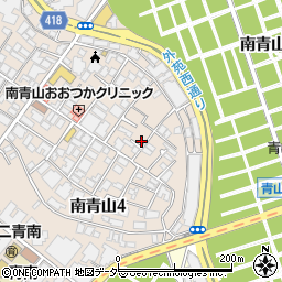 東京都港区南青山4丁目7-7周辺の地図