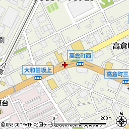 高倉町西周辺の地図