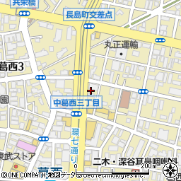 くすりの福太郎　東葛西２号店周辺の地図