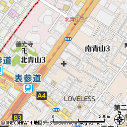 東京都港区南青山3丁目12-3周辺の地図