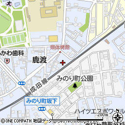 千葉県四街道市鹿渡800-17周辺の地図