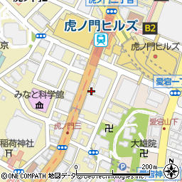 岡埜栄泉　虎の門・本店周辺の地図