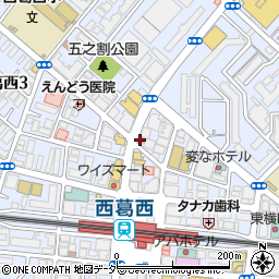 大阪王将西葛西店周辺の地図