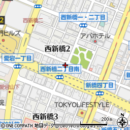 東京都港区西新橋周辺の地図