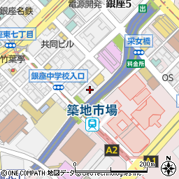 東京都中央区銀座7丁目18周辺の地図