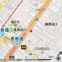 東京都港区南青山3丁目12-11周辺の地図