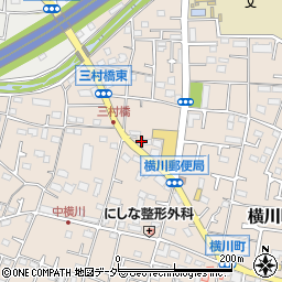 東京都八王子市横川町548周辺の地図