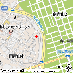 東京都港区南青山4丁目5-2周辺の地図