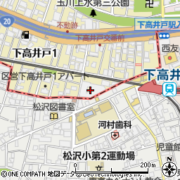 ガスト下高井戸駅前店周辺の地図