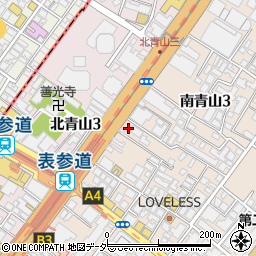 東京都港区南青山3丁目12-12周辺の地図