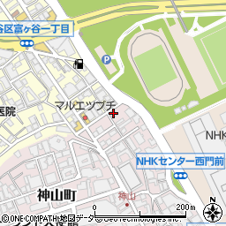 松濤スタジオ周辺の地図